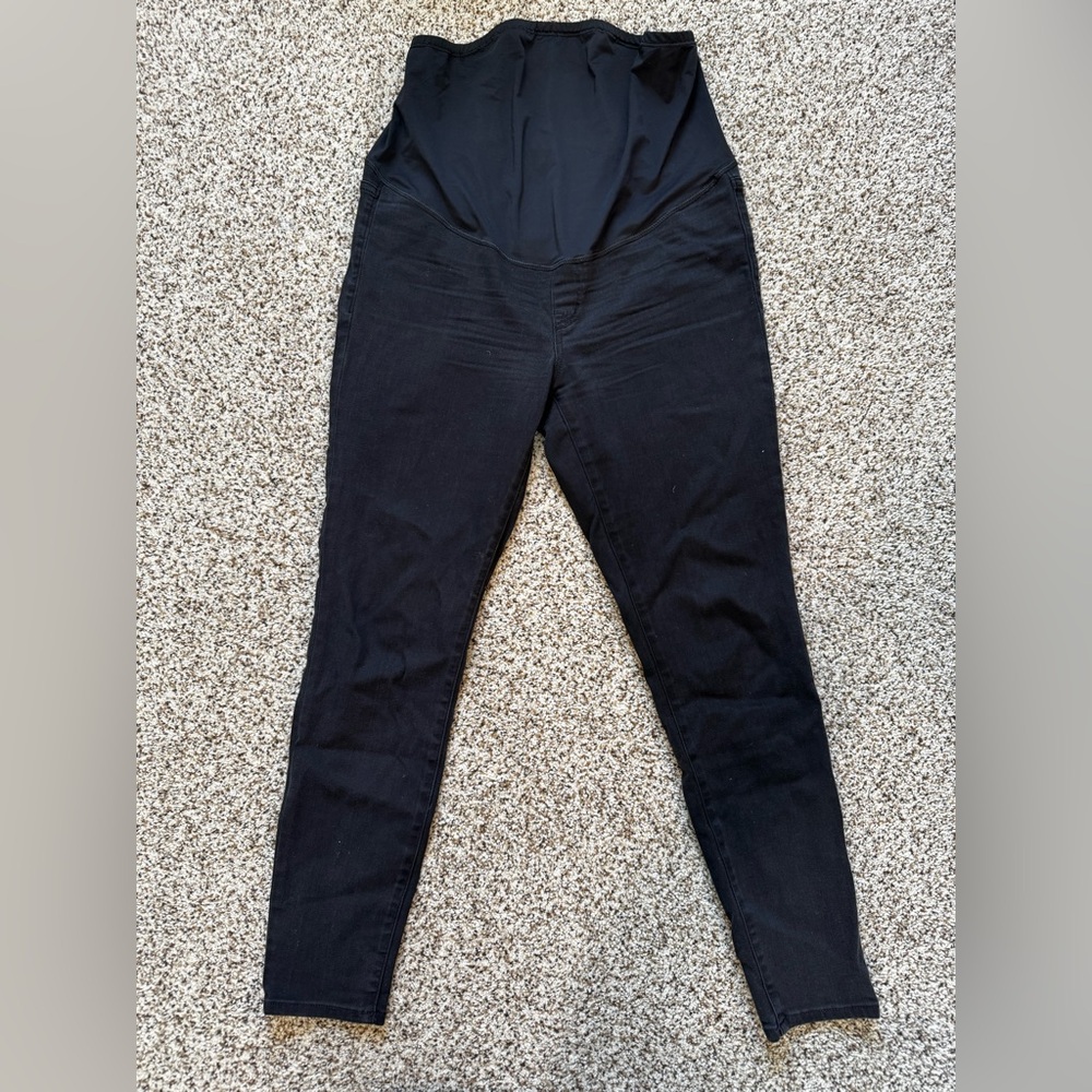 Madewell Black Skinny Maternity Pants